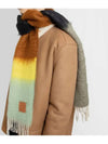 Striped Mohair Wool Muffler - LOEWE - BALAAN 4