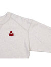 Margo Logo Crop Sweatshirt Ecru Red - ISABEL MARANT - BALAAN 5