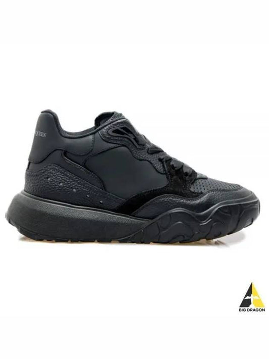 Court Trainer Low Top Sneakers Black - ALEXANDER MCQUEEN - BALAAN 2