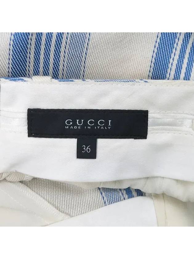 Smith Market Used Luxury Cotton Pants Women s Clothing - GUCCI - BALAAN 3