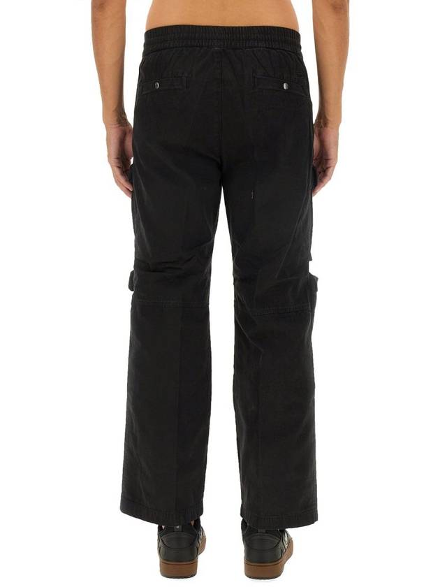 P Danzel Twill Cargo Straight Pants Black - DIESEL - BALAAN 4