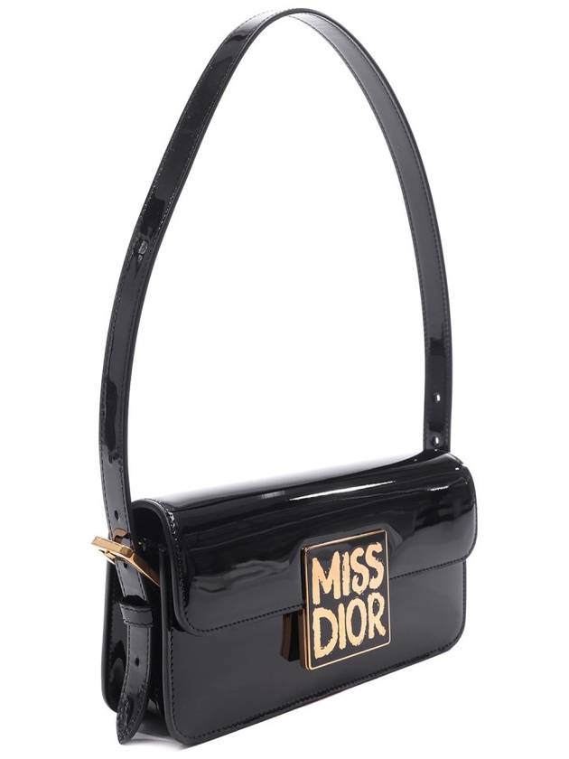 Miss Flap Bag Black Patent Calfskin M2610UWIS M900 - DIOR - BALAAN 4