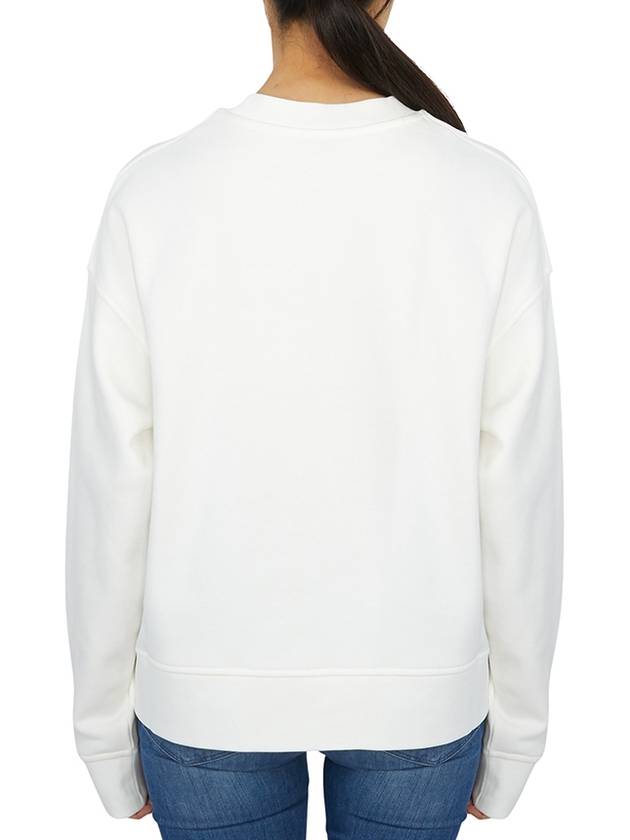 Logo Print Long Sleeve T-Shirt White - MONCLER - BALAAN 5