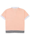 Loose fit poly golf t-shirt CORAL - WHITEBALL - BALAAN 3