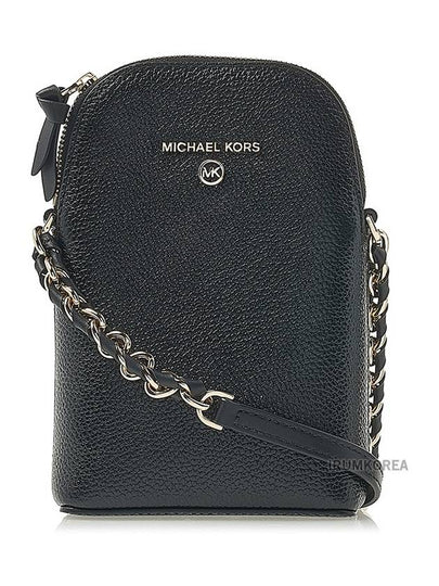 Jet Set Charm Leather Cross Bag Black - MICHAEL KORS - BALAAN 2