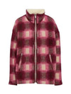 Giovany Check Zip-Up Jacket Pink - ISABEL MARANT - BALAAN 2