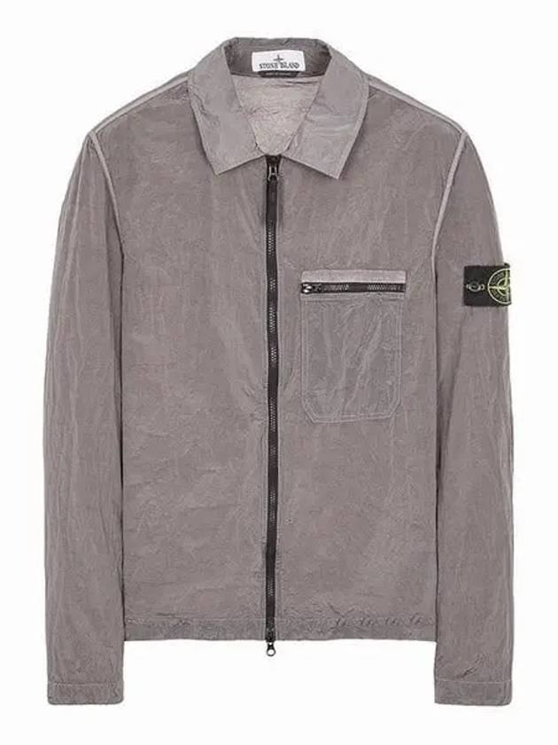 Nylon Metal Econyl Regenerated Zip-Up Jacket Grey - STONE ISLAND - BALAAN 2