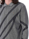 Sphere Embroidery Abstract Logo Cotton Polo Shirt Grey - VIVIENNE WESTWOOD - BALAAN 4