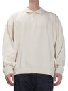 Essential LS Polo T-shirt 192SU224190F EGG SHELL - FEAR OF GOD - BALAAN 2
