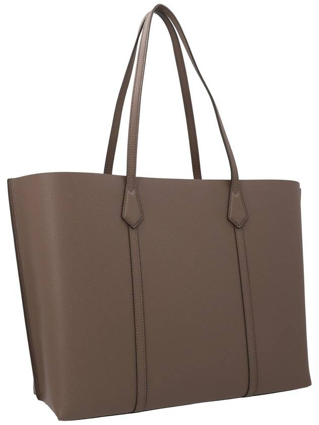 Perry Triple Compartment Tote Bag Dark Beige - TORY BURCH - BALAAN 3