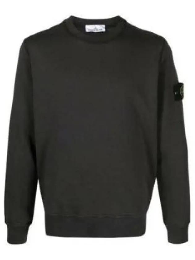 Wappen Patch Garment Dyed Sweatshirt Charcoal - STONE ISLAND - BALAAN 2