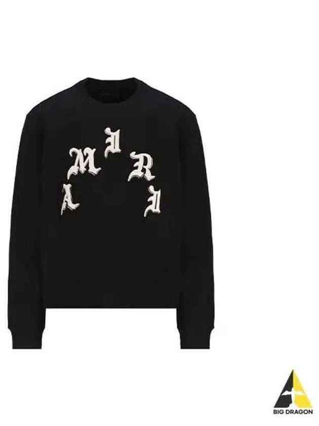 AMI Army RI logo print sweatshirt black MJG008 - AMIRI - BALAAN 1