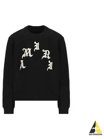 AMI Army RI logo print sweatshirt black MJG008 - AMIRI - BALAAN 1