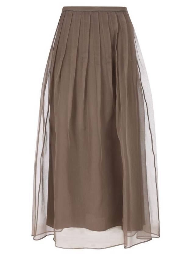 Brunello Cucinelli Skirts Brown - BRUNELLO CUCINELLI - BALAAN 1