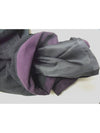 Purple turn-up f w 8-part wool pants - ANN DEMEULEMEESTER - BALAAN 7