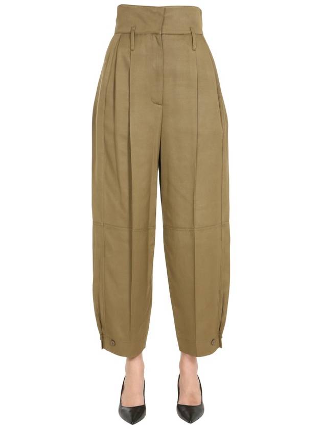 trousers pintuck high waist pants - GIVENCHY - BALAAN 2