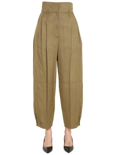 trousers pintuck high waist pants - GIVENCHY - BALAAN 2