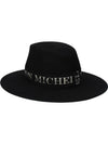 22FW Maison Michel Logo Fedora Hat F66516 1142018001 BPG - MAISON MICHEL PARIS - BALAAN 2