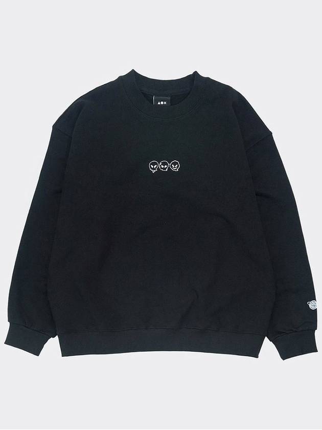 Signature3 sweatshirt Oversize fit Black - AOX - BALAAN 6