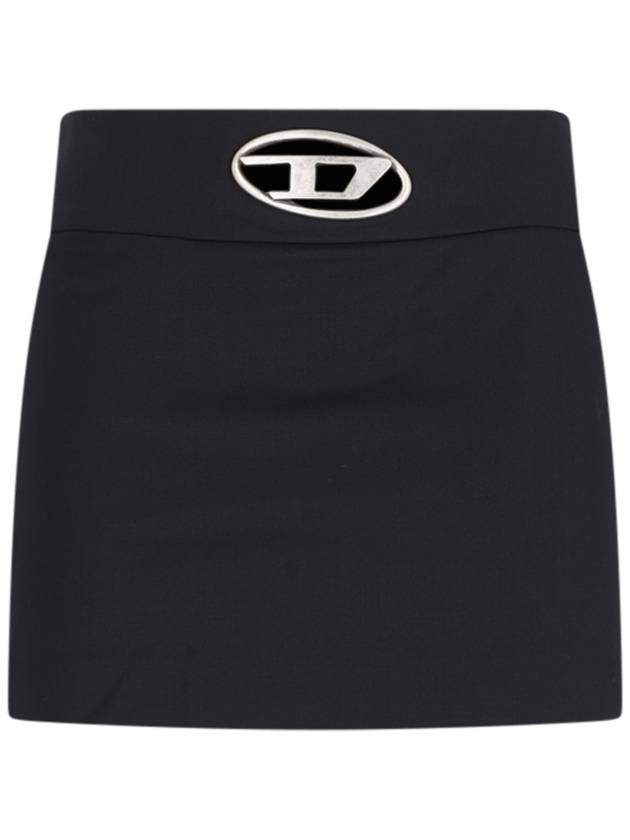 Oh Dixie Pencil Skirt Black - DIESEL - BALAAN 2