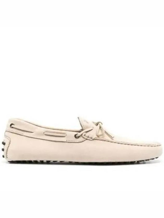 Gommino Nubuck Driving Shoes  Beige - TOD'S - BALAAN 2