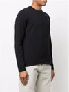 Wappen Patch Crew Neck Knit Top Navy - STONE ISLAND - BALAAN 3