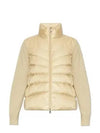 Patted wool cardigan beige - MONCLER - BALAAN 1