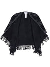 Women s Fringe Wool Cape FRINE 008 - MAX MARA - BALAAN 10