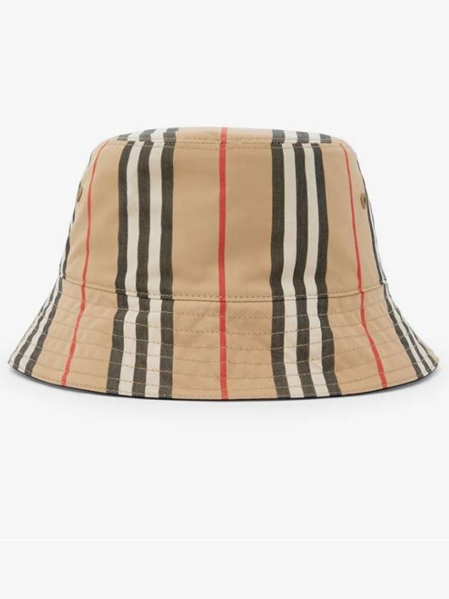 Embroidered Cotton Bucket Hat Beige - BURBERRY - BALAAN 2