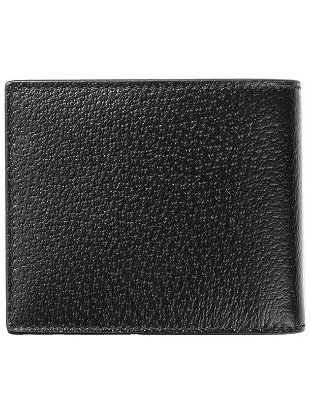 GG Marmont Leather Half Wallet Black - GUCCI - BALAAN 3