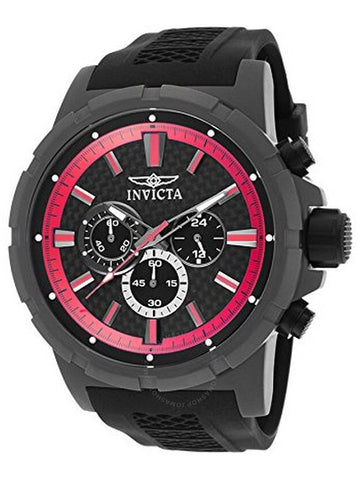 Open Box - Invicta TI-22 Chronograph Black Dial Black Silicone Men's Watch 20452 - INVICTA - BALAAN 1