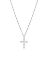 Insigne Constella Cross Rhodium Necklace Silver - SWAROVSKI - BALAAN 2