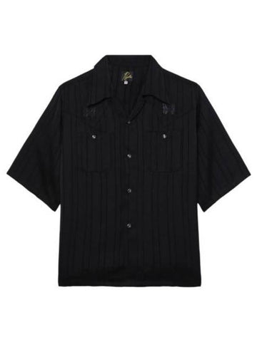 Cowboy One Up Short Sleeve Shirt Black - NEEDLES - BALAAN 1