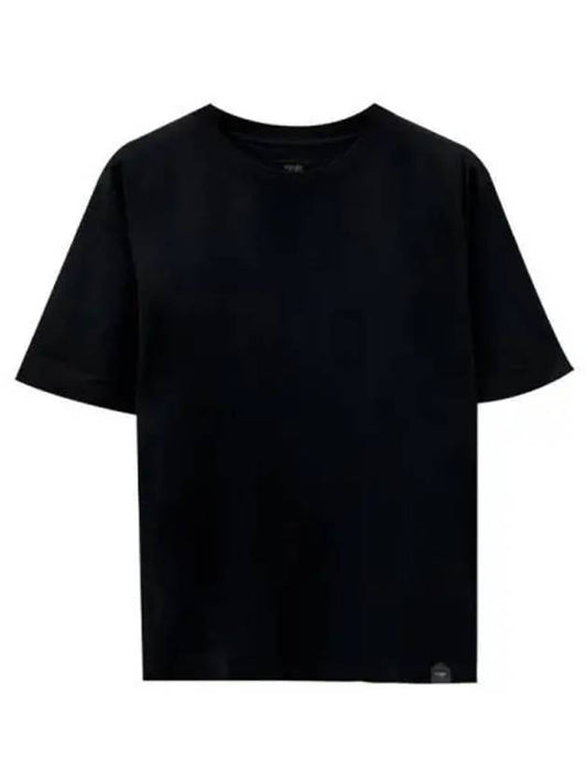 Staff Only Cotton Short Sleeve T-Shirt Black - FENDI - BALAAN 2