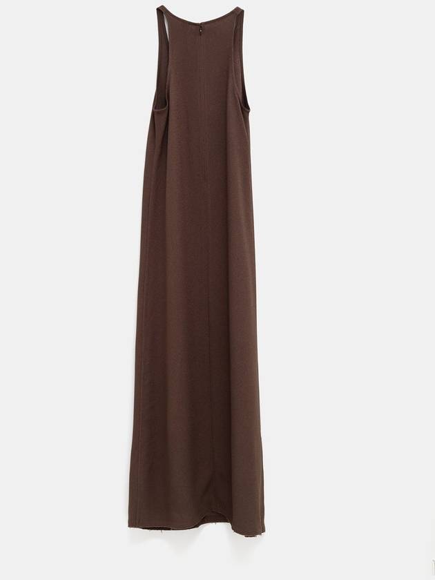 Scoop Neck Sable Long One Piece Chocolate 244 WRD4142 FB0240 014 - TOTEME - BALAAN 3