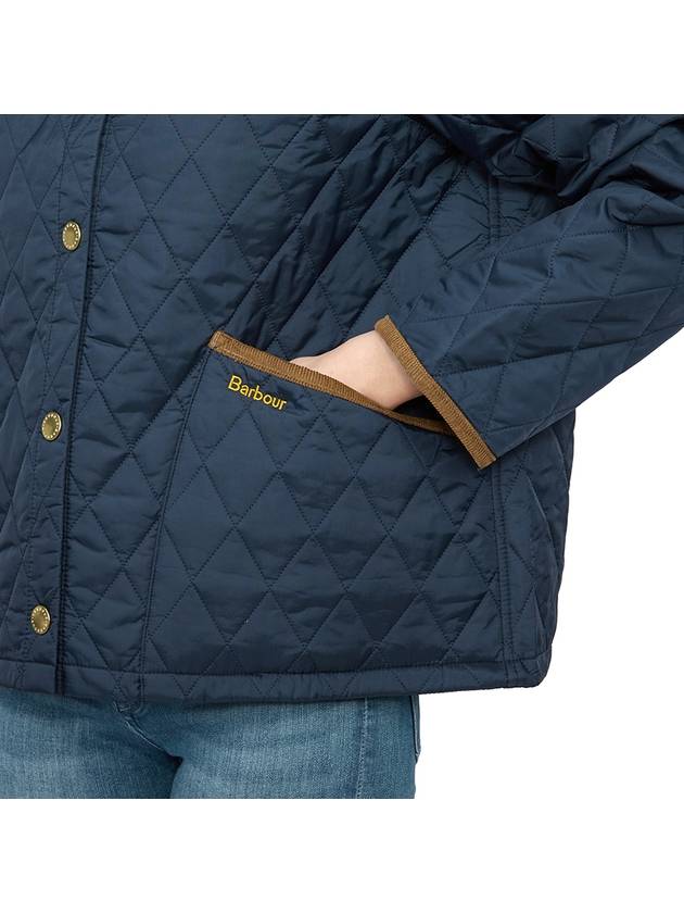 30th Anniversary Riddesdale Crop Quilted Jacket Navy - BARBOUR - BALAAN 11