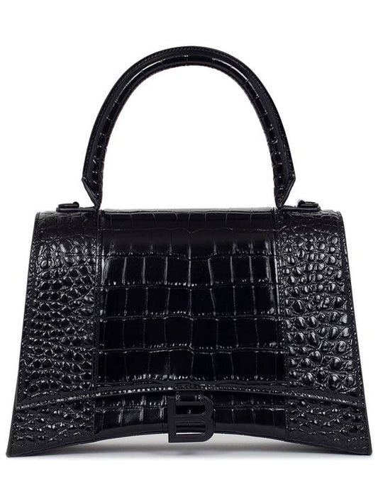 Hourglass Top Handle Tote Bag Black - BALENCIAGA - BALAAN 2