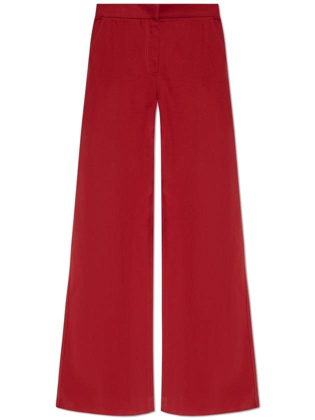 Max Mara Trousers Ruggero, Women's, Red - MAX MARA - BALAAN 1