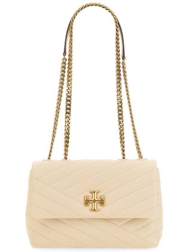 Kira Chevron Convertible Strap Small Shoulder Bag New Cream - TORY BURCH - BALAAN 2