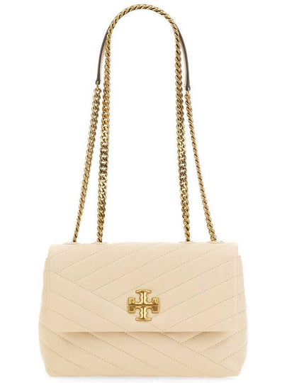 Kira Chevron Convertible Strap Small Shoulder Bag New Cream - TORY BURCH - BALAAN 2