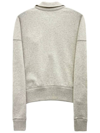 Ross Logo Half Zip Up Women s Crop Sweatshirt SW0093FA - ISABEL MARANT - BALAAN 2