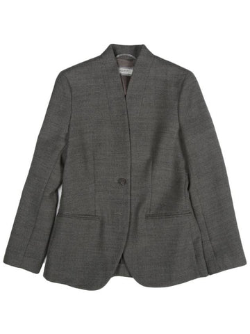 S01236A Gray Virgin Wool Jacket - PESERICO - BALAAN 1