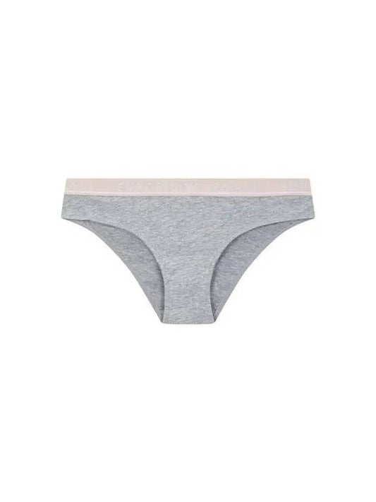 UNDERWEAR Women's Thin Logo Banding Cotton Briefs Melange Gray 270617 - EMPORIO ARMANI - BALAAN 1