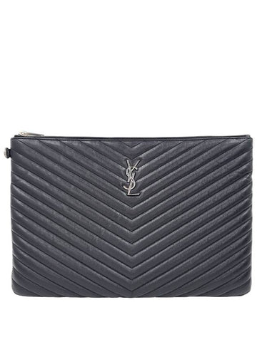 Women s Monogram Matelasse Large Clutch 3898 - SAINT LAURENT - BALAAN 1