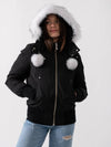 Orginal Debbie Shearling Bomber Jacket Black - MOOSE KNUCKLES - BALAAN 2