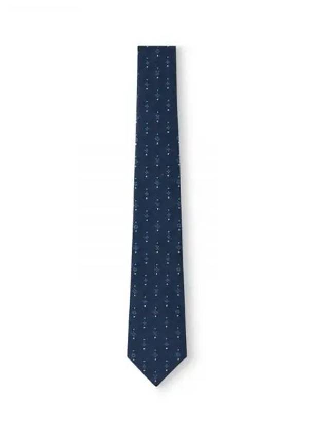 Men's Dot On Eclipse Tie Navy - LOUIS VUITTON - BALAAN 2