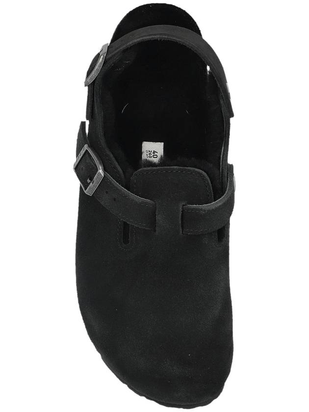 Tokio Shearling Suede Sandals Black - BIRKENSTOCK - BALAAN 7