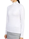 Golf wear neck polar brushed long sleeve t-shirt G01560 001 - HYDROGEN - BALAAN 2