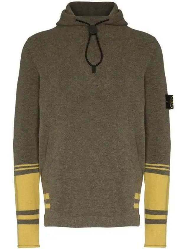 Hooded sleeve knit 7115547B2 - STONE ISLAND - BALAAN 5