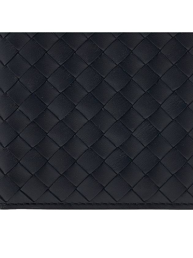 Intrecciato Weaving Half Wallet Dark Navy - BOTTEGA VENETA - BALAAN 7